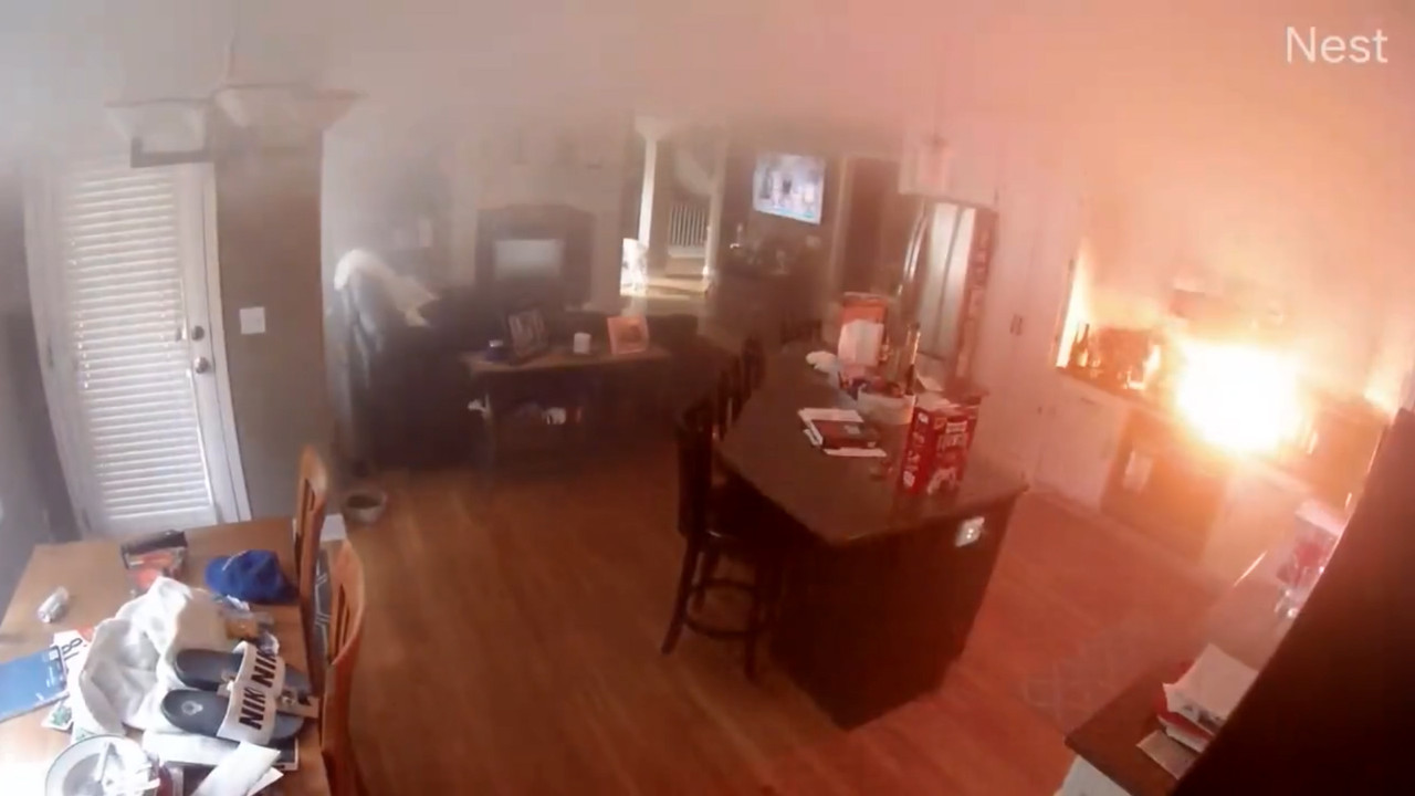 Perro incendia la casa de sus dueños por jugar con la estufa