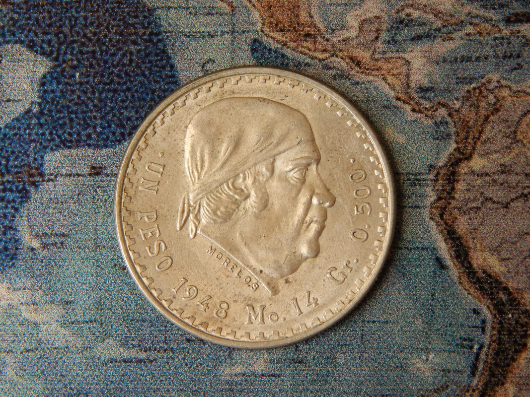 ESTADOS UNIDOS MEXICANOS 1 PESO 1948 DSCN3338