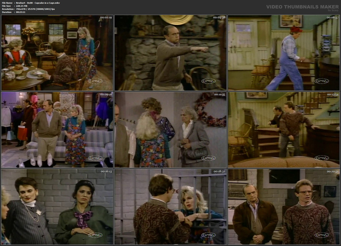 Newhart - 8x08 - Cupcake in a Cage.mkv