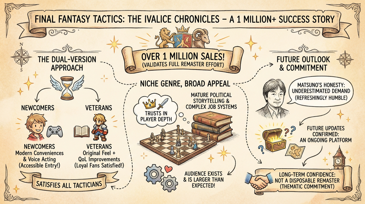 Final Fantasy Tactics tactical RPG showing strategic turn-based combat