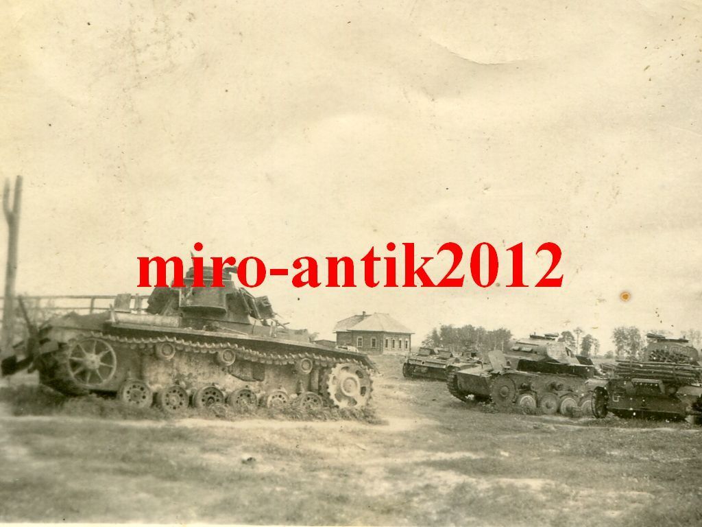 Foto, Wehrmacht, zerstörte deutsche Panzer, Mins