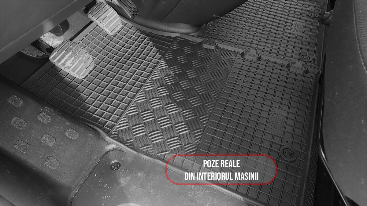 Set 3 covorase Opel Vivaro 3M 2014-2019, din cauciuc 100%, compatibile cu autoturismul OPEL Vivaro