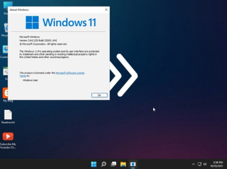 Windows 11 Preview 21H2 Build 22000.282 Lite TPM 2.0 Patched x64 October 2021
