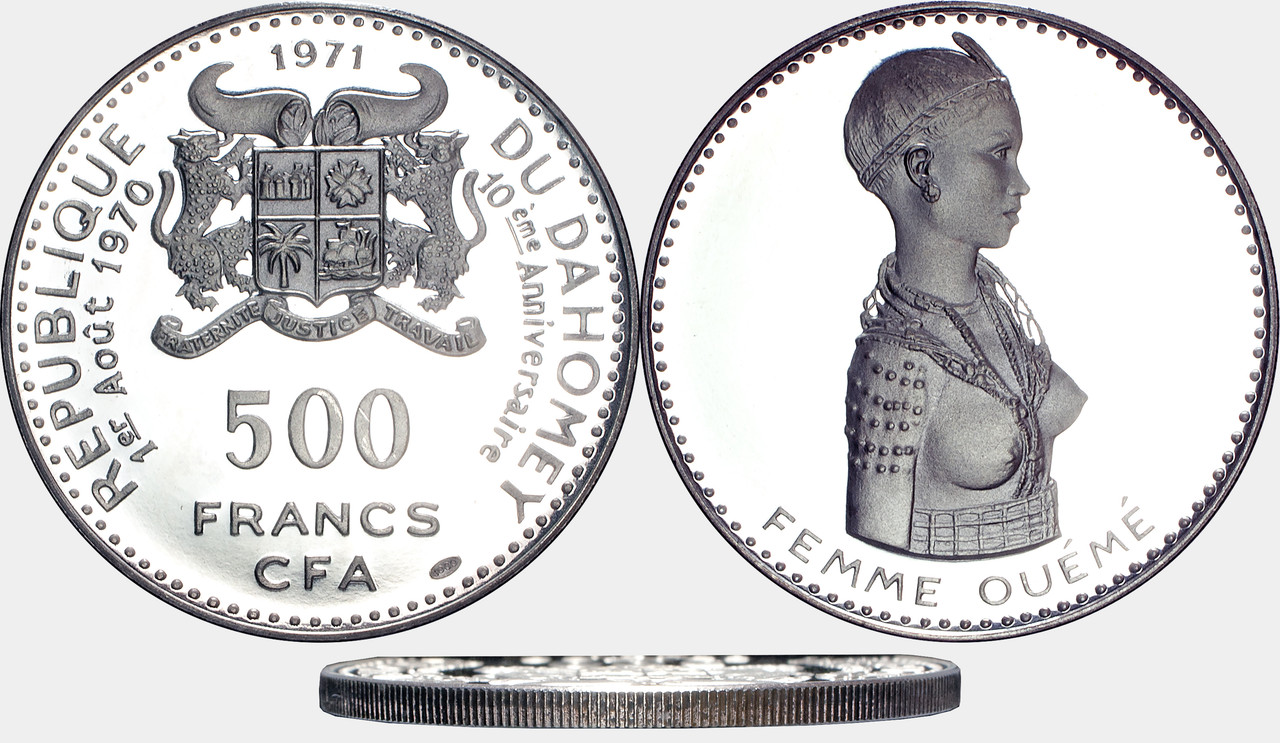 500 FRANCS REPÚBLICA DE DAHOMEY 1971 500-Francs-Dahomey-1971-g