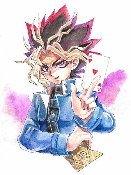 Hình vẽ Atemu (Yami Yugi) bộ YugiOh (vua trò chơi) - Page 5 1_Atemp_467