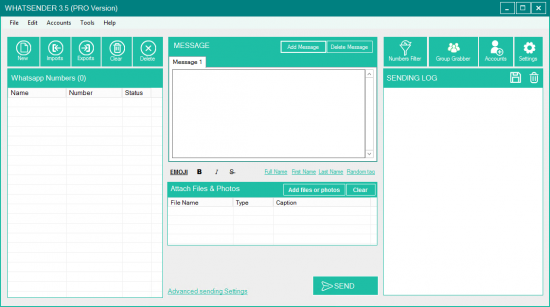 WHATSENDER Pro 4.0 WHATSENDER Pro 4.0