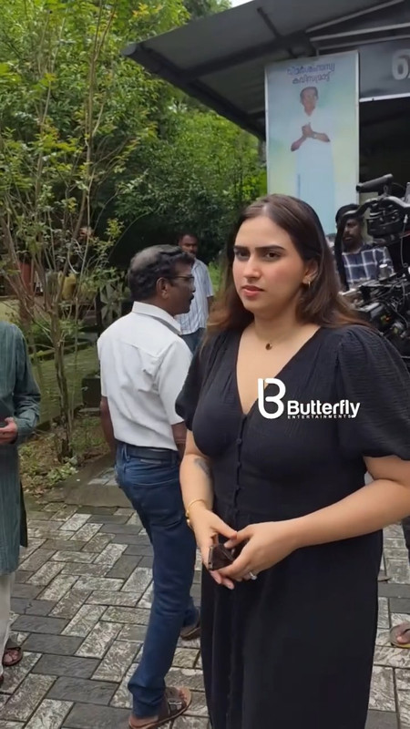 Malavika Jayaram  Boobs and Nipple Pokie in Black costume.mp4_snapshot_00.26.377