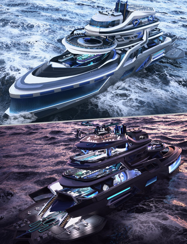 XI Futuristic Yacht XI Futuristic Yacht