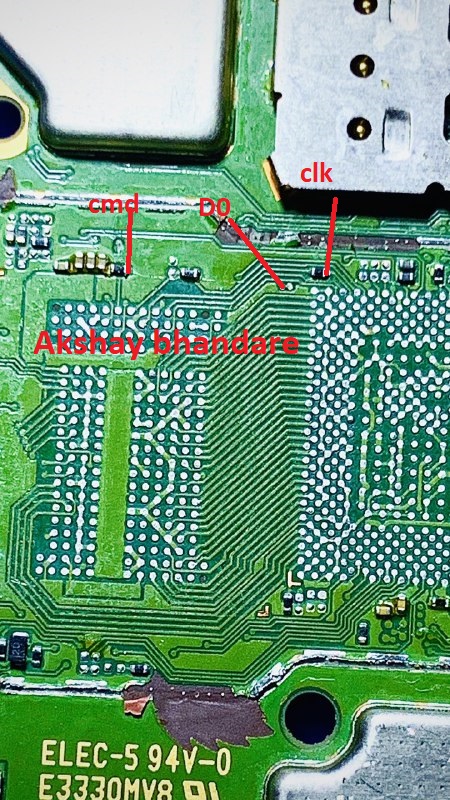 vivo y12s PD2060F emmc pinout by akshay bhandare