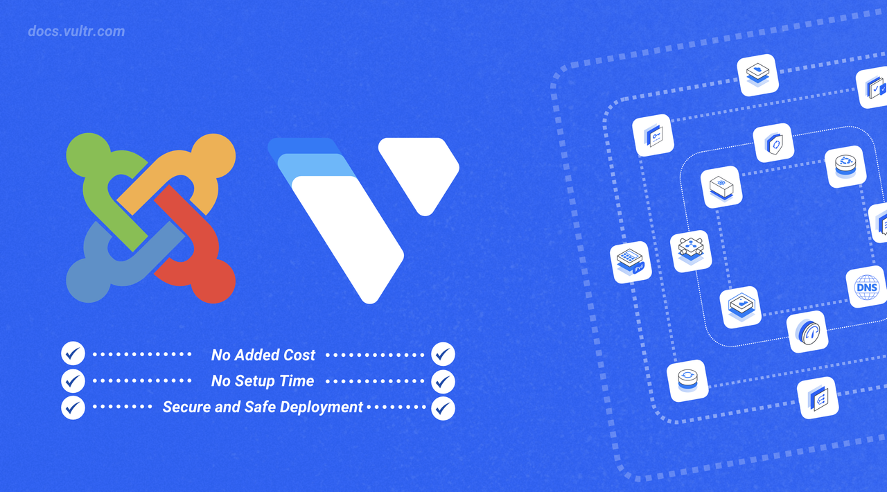 How to Use Vultr's Joomla Marketplace Application header image