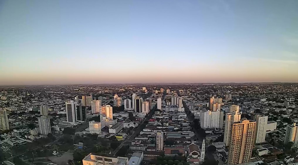 Campo Grande nesta manhã de quinta-feira