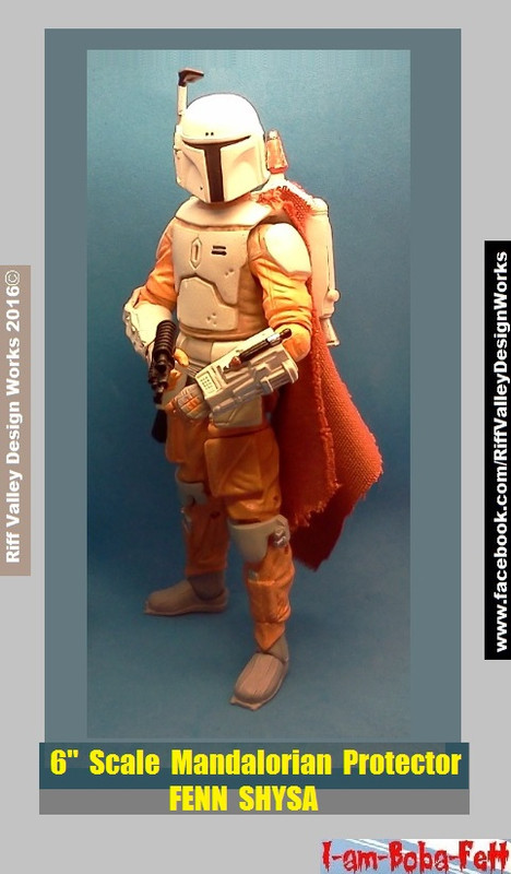 custom black series 6 inch fenn shysa in orange 