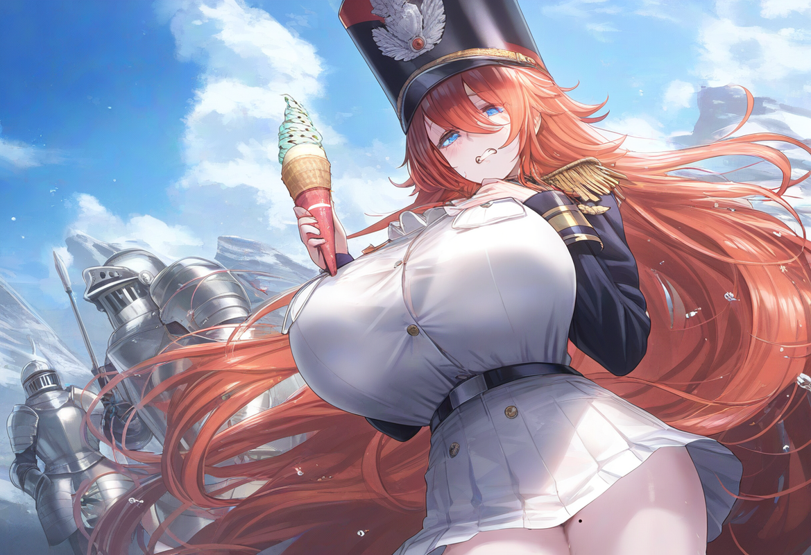 {1girl}, ks (xephyrks), ohlia, {kobayashi ritz}, reoen, [[liduke]], cowboy shot, s-3532779020