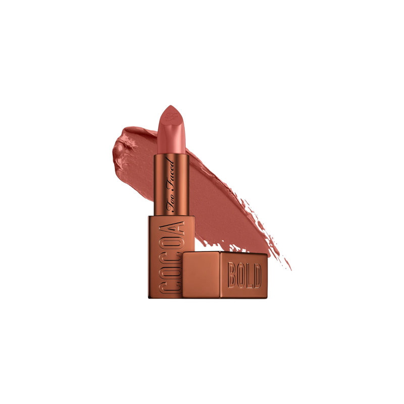 Cocoa Bold Lipstick Too Faced – vue 1