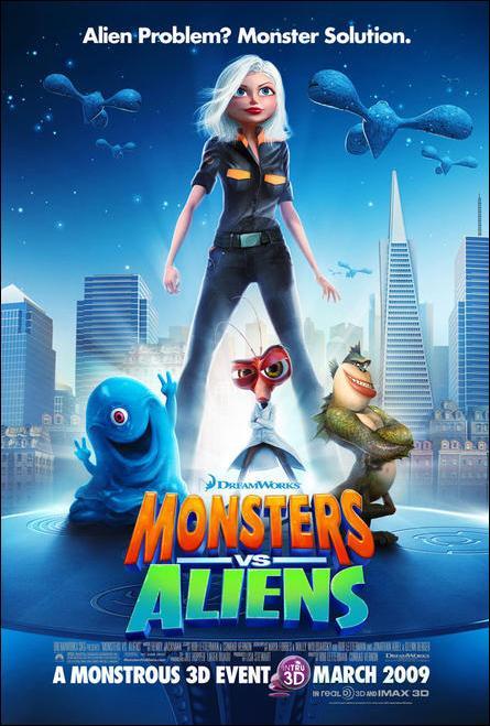 monsters vs aliens 901995279 large - Monstruos contra Alienígenas Dvdrip Español (2009) Animación