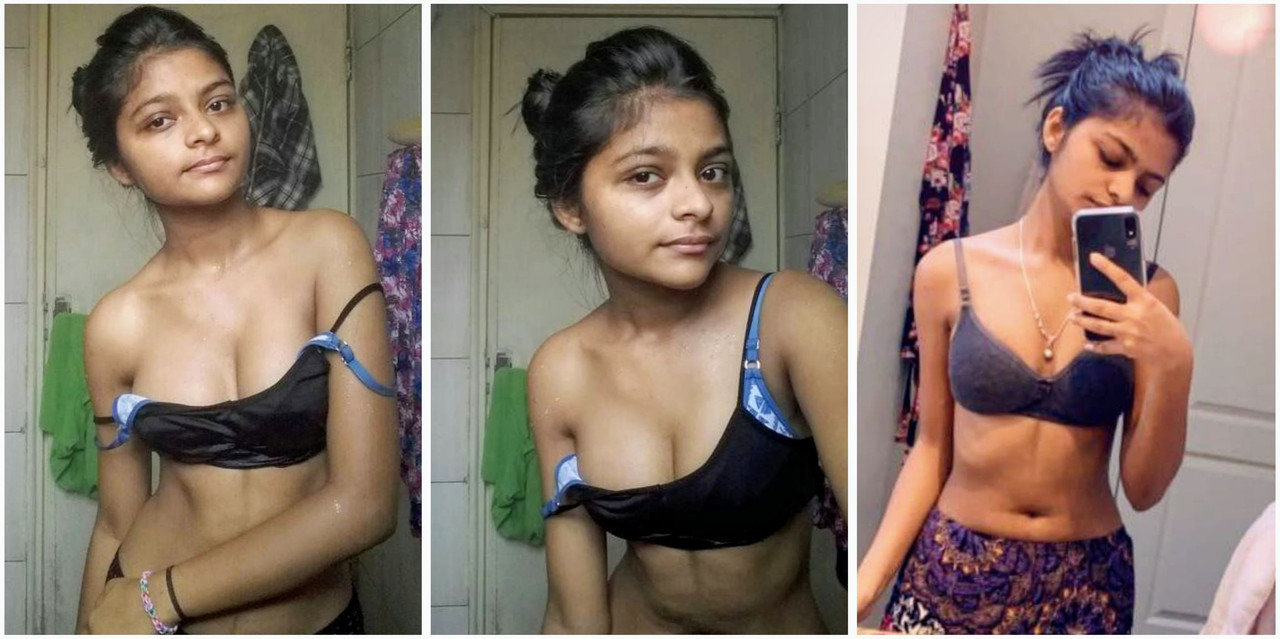 Desi cute slim girl rubbing her boob pics and videos
