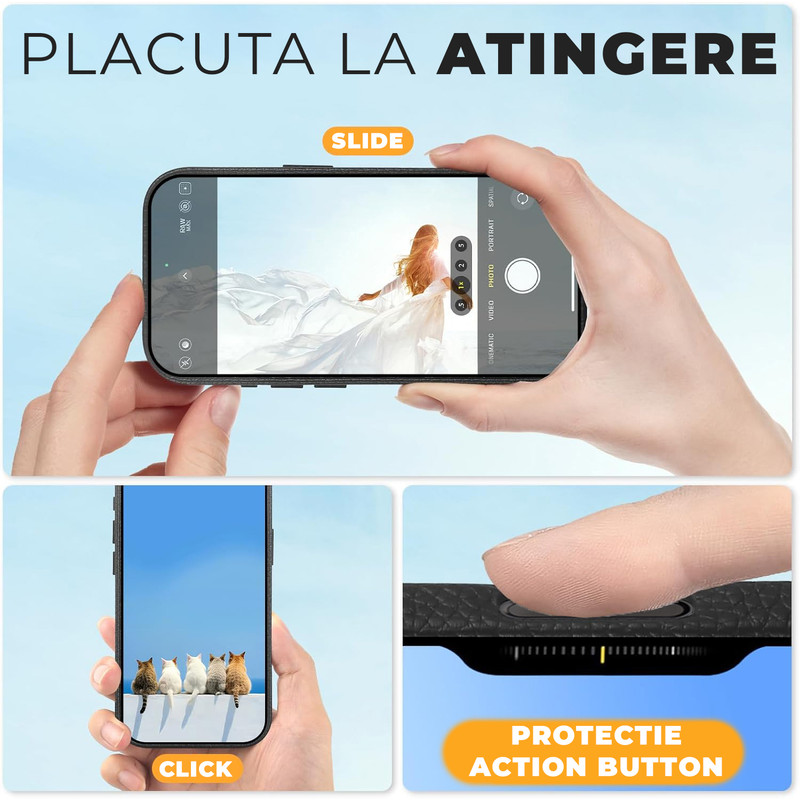 Husa pentru Apple iPhone 17 Pro Daden Luxury din piele naturala, Magsafe, Protectie Action Button, Calitate Premium, Handmade, Portocaliu 71 CW5HPj HL AC SL1500 copy