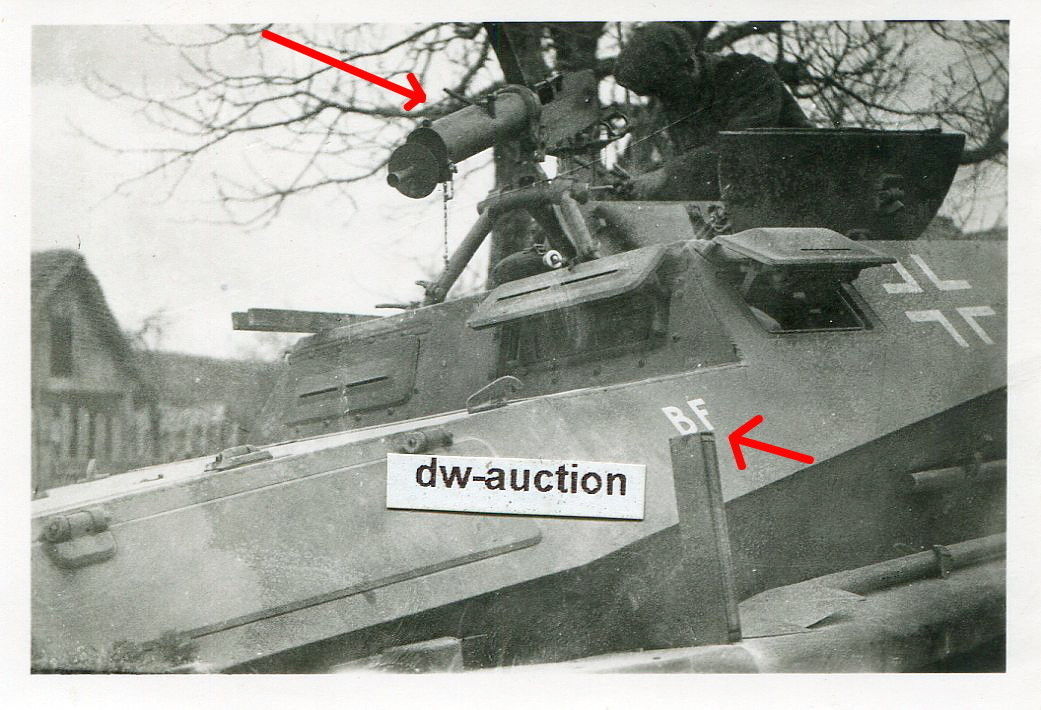 SdKfz einer Sturmgeschütz Abt. mit montiertem Be