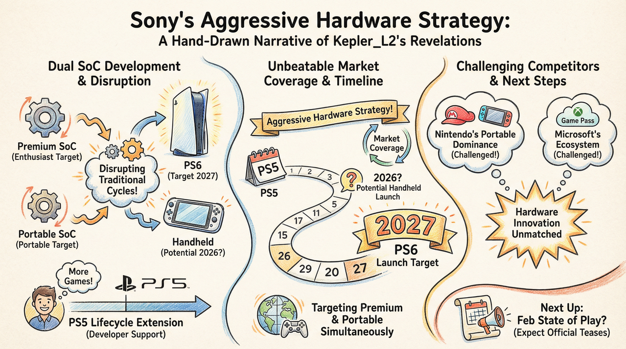 Kepler_L2 Leak: Sony's New PlayStation Hardware - PS6 or Handheld? 1 Gaming console development team working on next-gen hardware