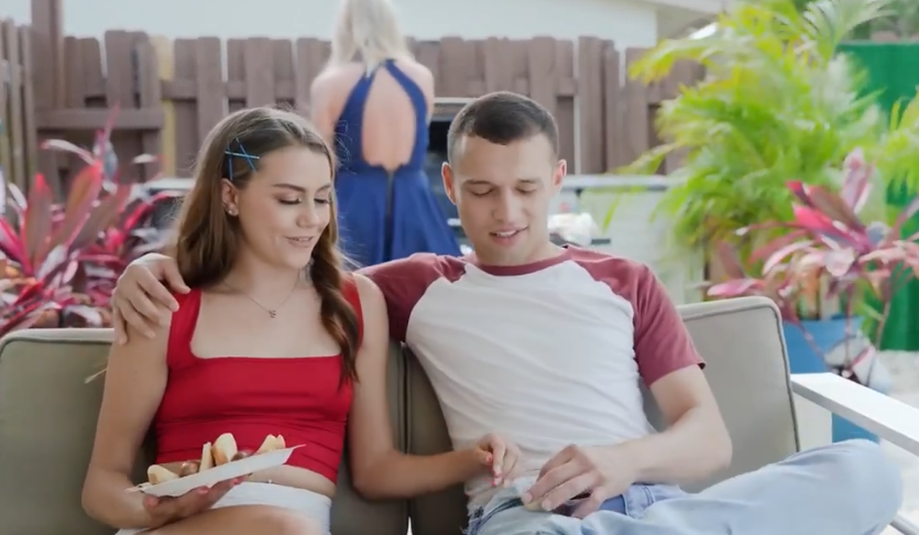 FamilyStrokes 4th of July Wiener featuring Lolly Dames