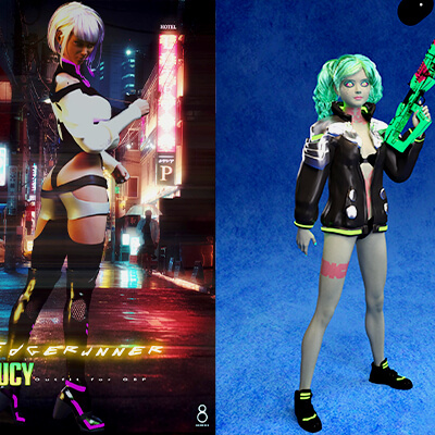 the ultimate edgerunner outfit bundle rebecca lucy