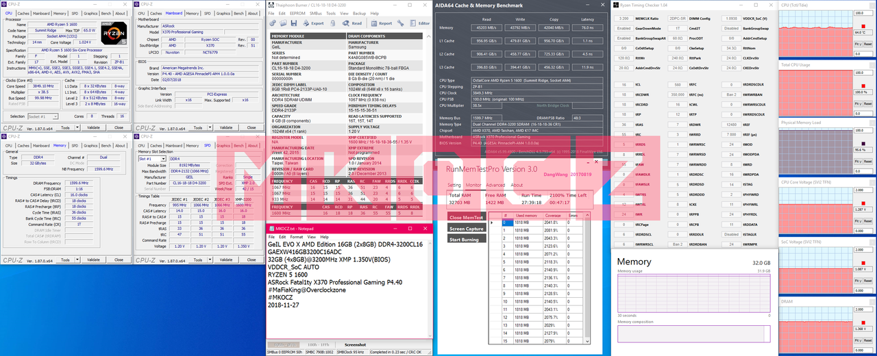 Geil EVOX For RYZEN 4x8GB
