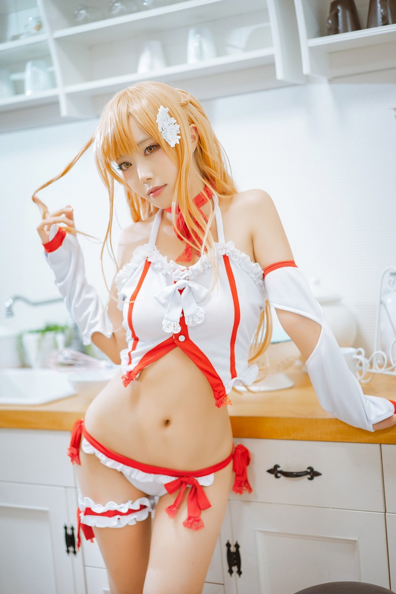 切切Celia 亚丝娜内衣 Asuna Cosplay 写真图集 93P插图6