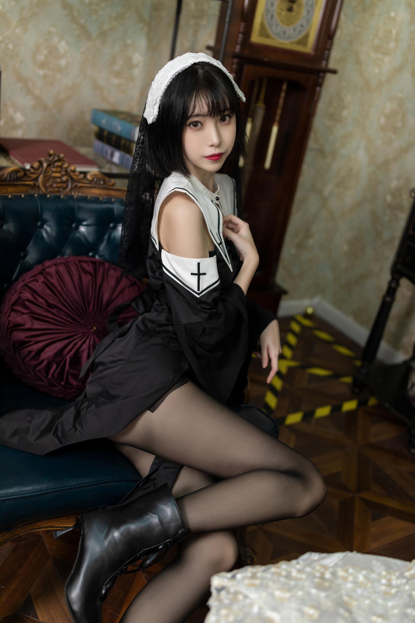 许岚LAN NO.016 暗黑修女 39