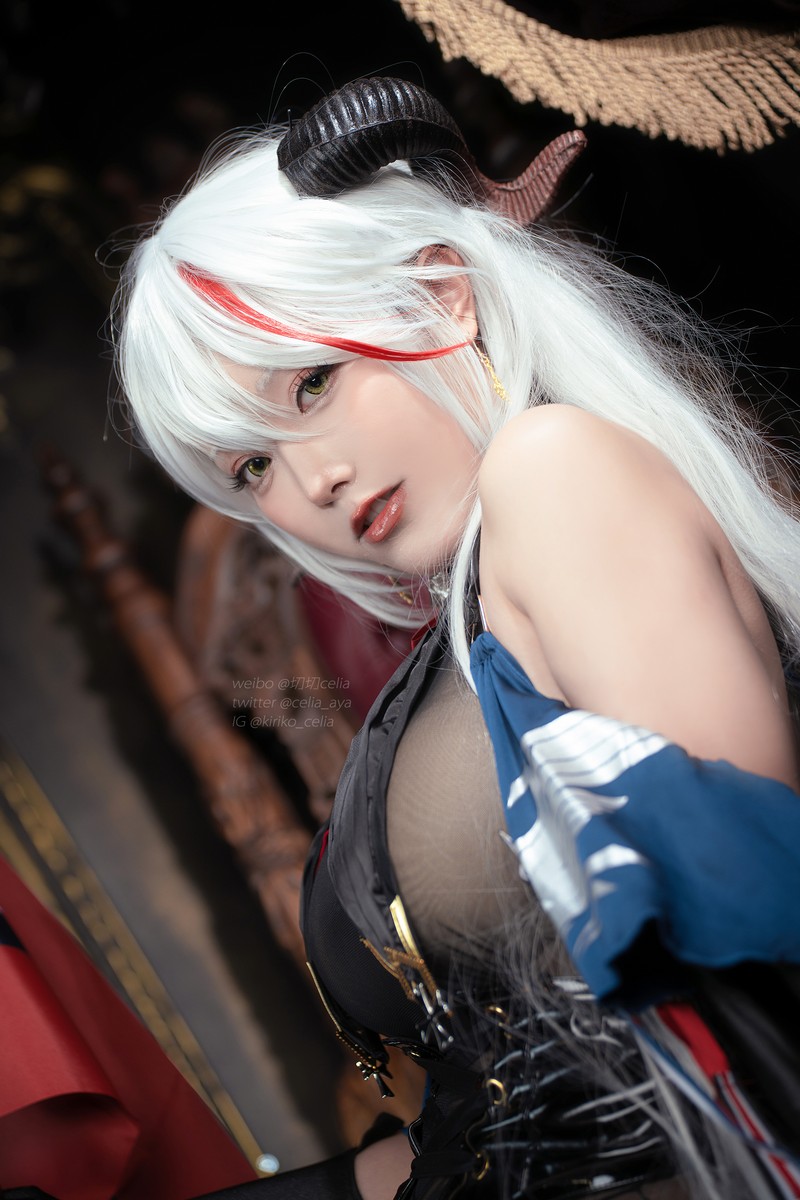 切切Celia 埃吉尔 Aegir Cosplay Azur Lane 写真 32P+2V插图5