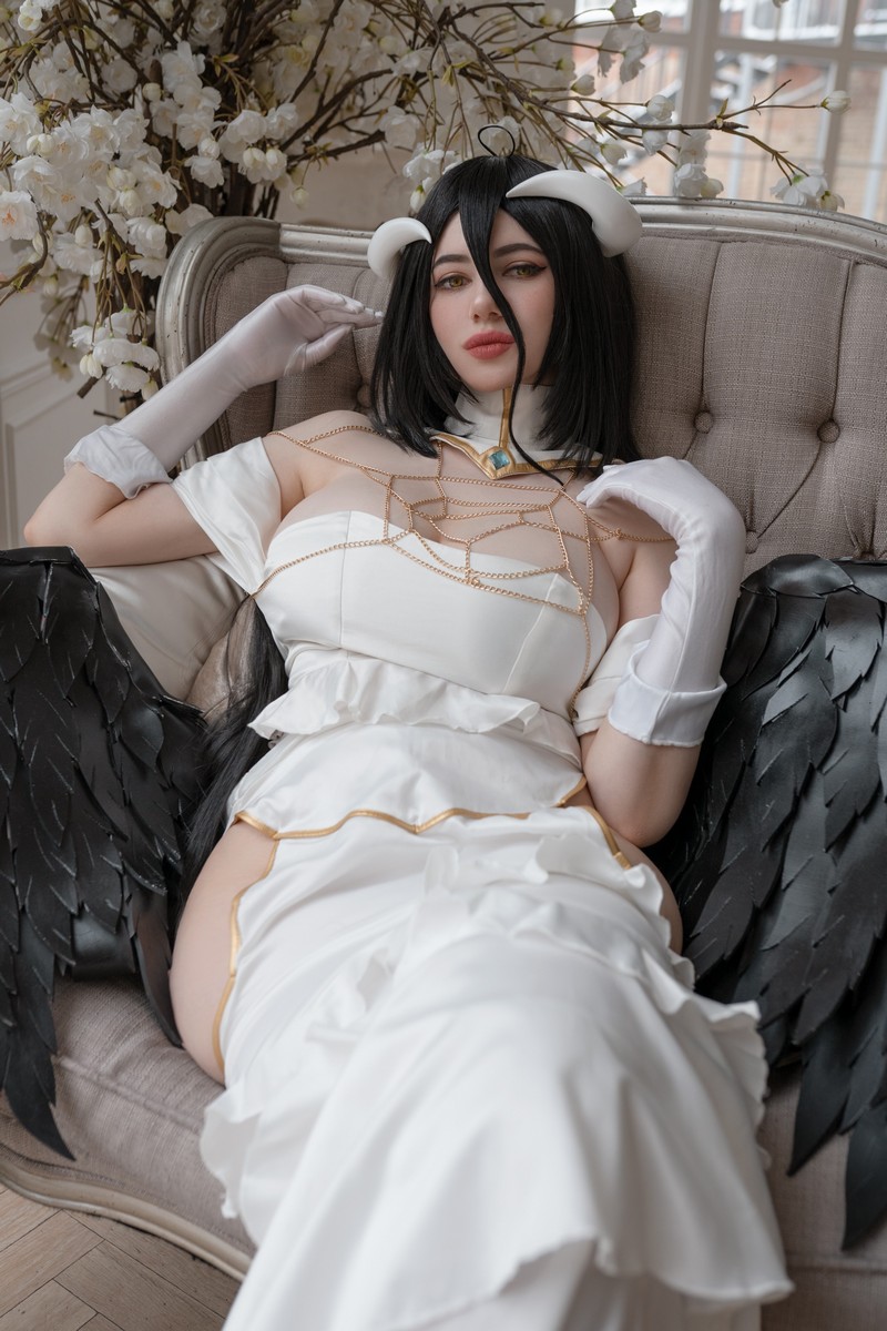 Alina Becker 雅儿贝德 Albedo Cosplay Overlord 写真图集【26P-37.5M】插图3
