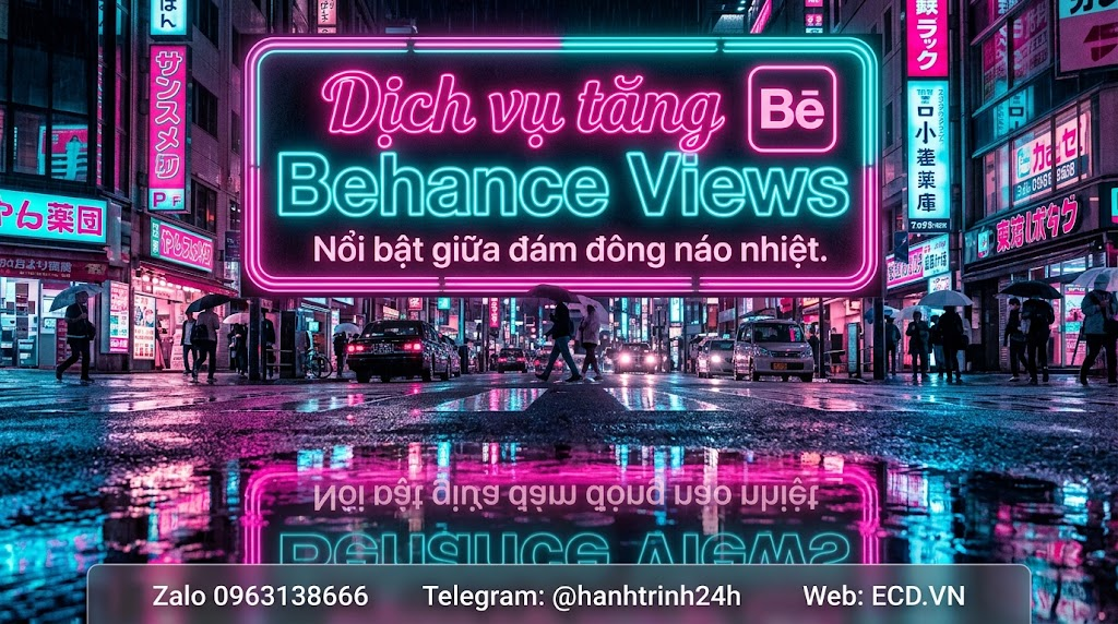 dịch vụ tăng behance views pro