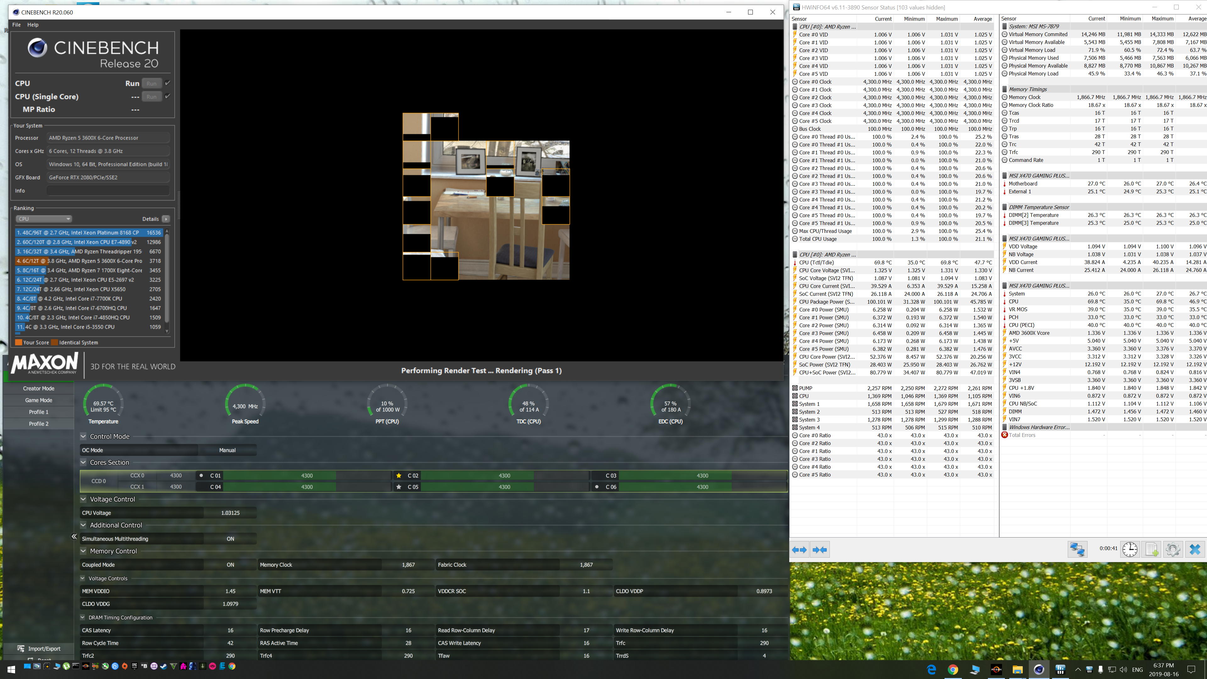 Ryzen 3600 4.2 ghz all core @ 1.29375V can you do better? | Overclock.net