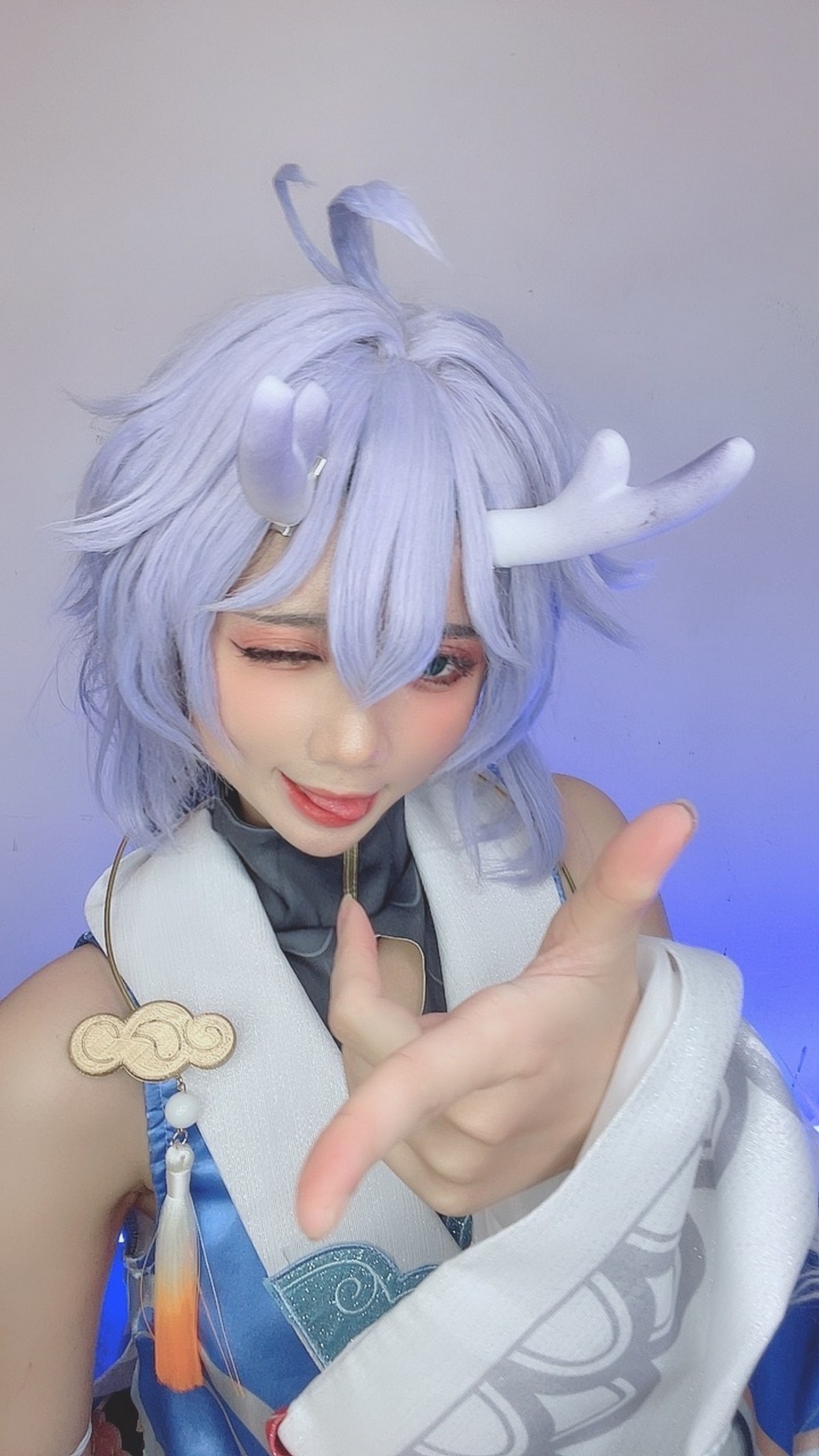 PoppaChan Bailu Cosplay Deluxe (Honkai Star Rail) – 155 Photos 12 Videos 459MB插图4