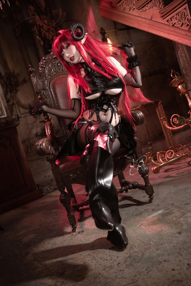 切切Celia 兴登堡 Hindenburg Cosplay Azur Lane 写真 38P插图2