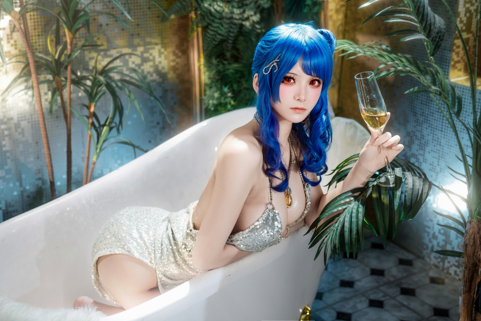 九柒喵 – 圣路易斯 Luxury Handle COS 高清套图（10P-38.2M）舰娘优雅写真插图9