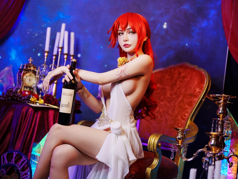 Joyce Lin2x Himeko Dress Cosplay Honkai Star Rail 写真 74P插图7