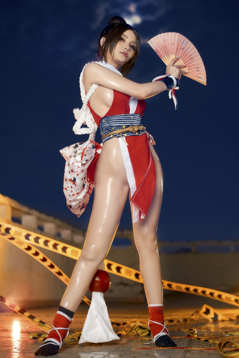 Joyce Lin2x Mai Shiranui Cosplay 性感写真集 39P插图6