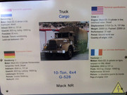 Американский грузовой автомобиль Mack NR, военный музей. Оверлоон Mack-Overloon-036
