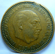 1 peseta. 1963*19*66. Nos cayeron bombas de hidrógeno. P1190651