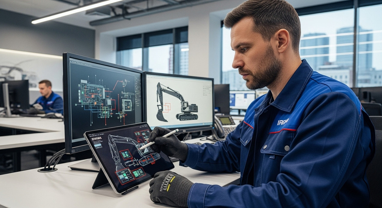 Электронный каталог запчастей экскаваторов Hyundai