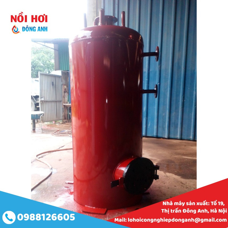 nồi hơi đốt than củi 50kg/h