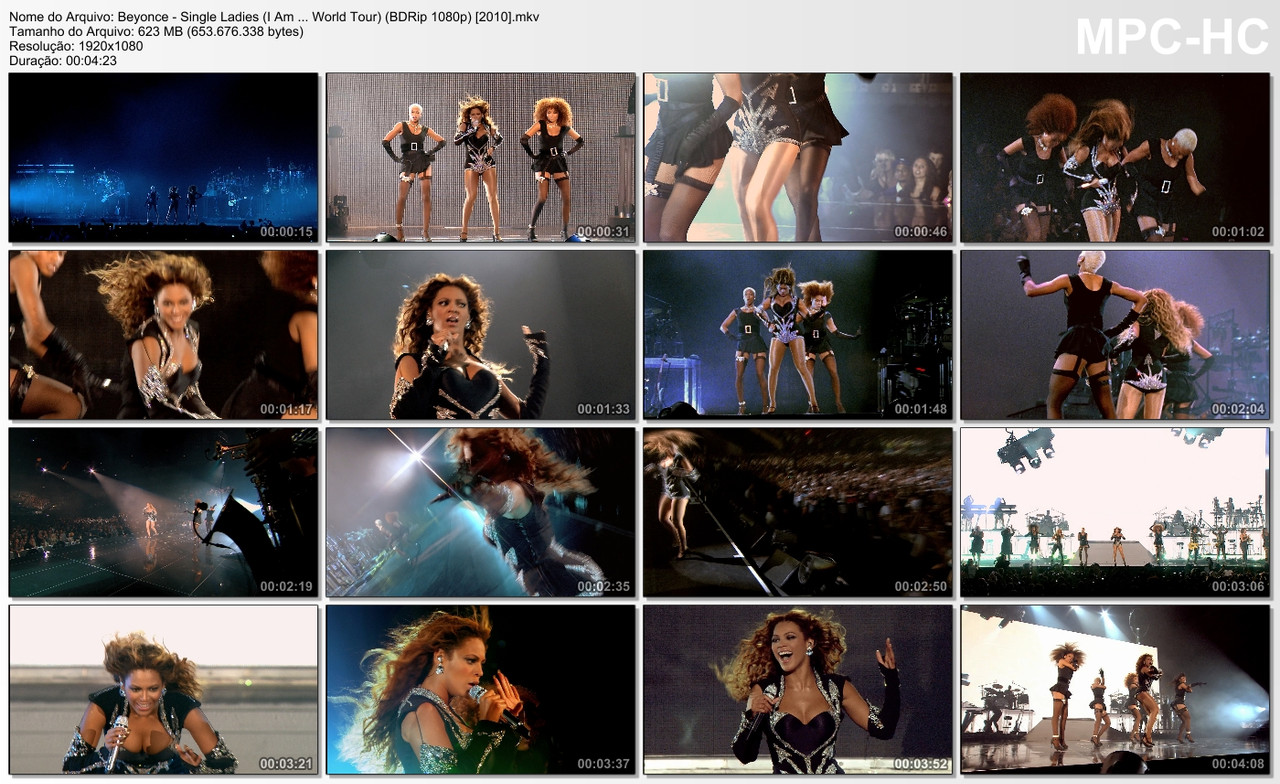 Beyonce - Single Ladies (I Am ... World Tour) (BDRip 1080p) [2010]