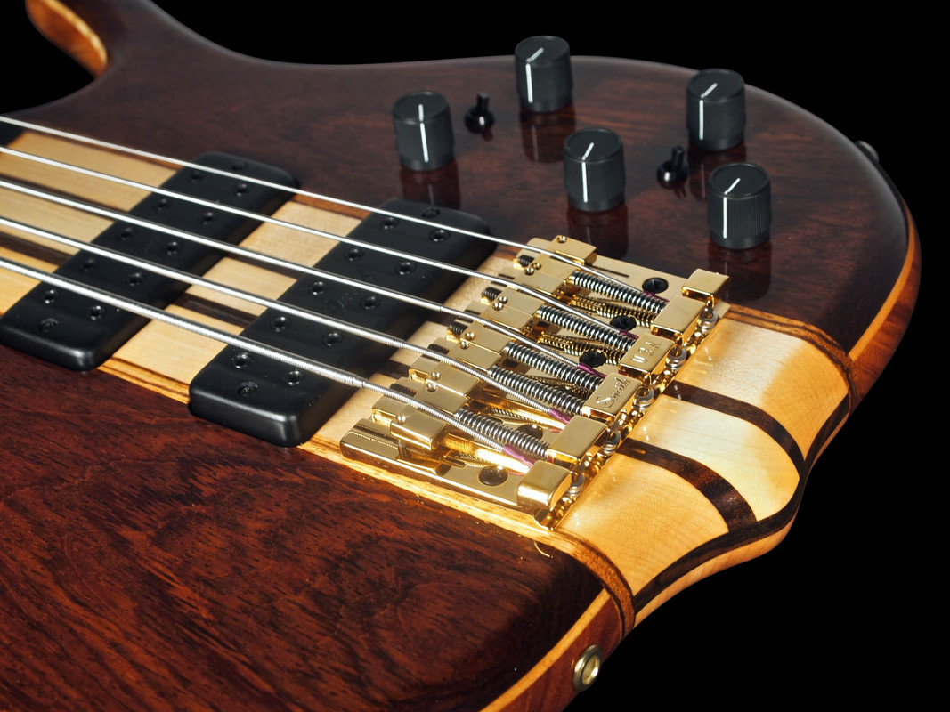 2017 Ken Smith 5EG Elite BSR 5 String Bass Cocobolo and Neck-Thru 5EG6776C17 Gloss 4