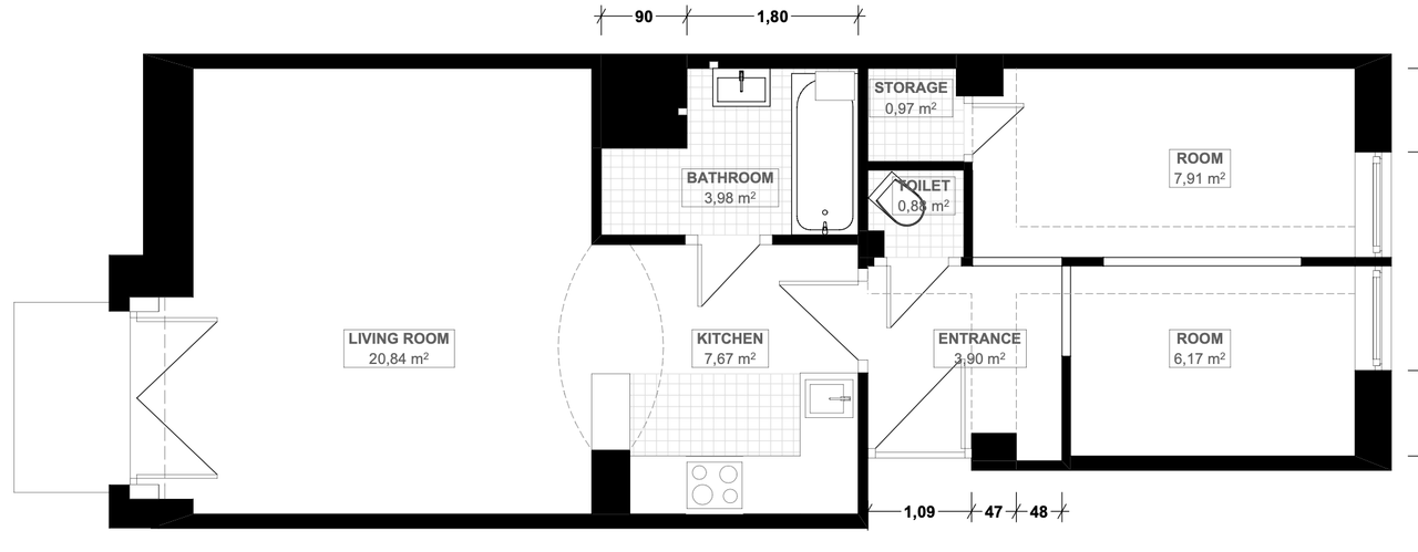 P1 plan origine