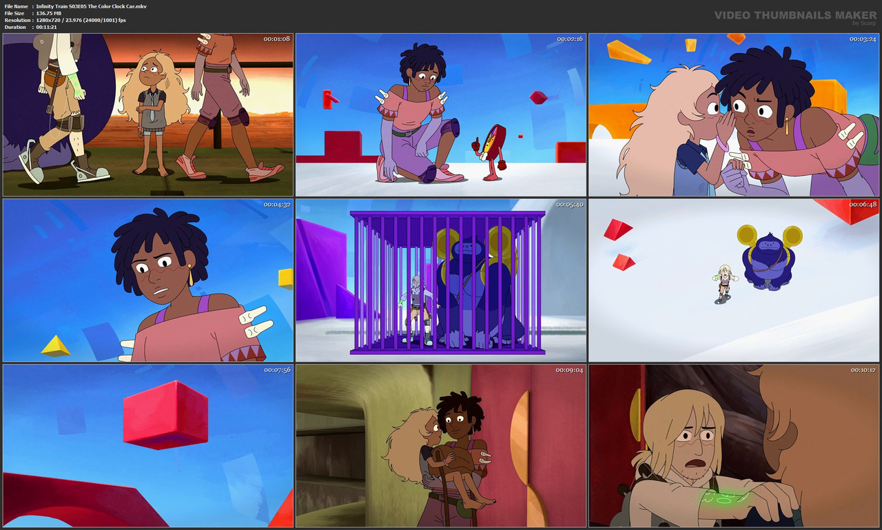 Infinity Train S03E05 The Color Clock Car.mkv