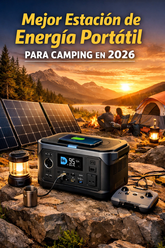 Estación de energía portátil para camping