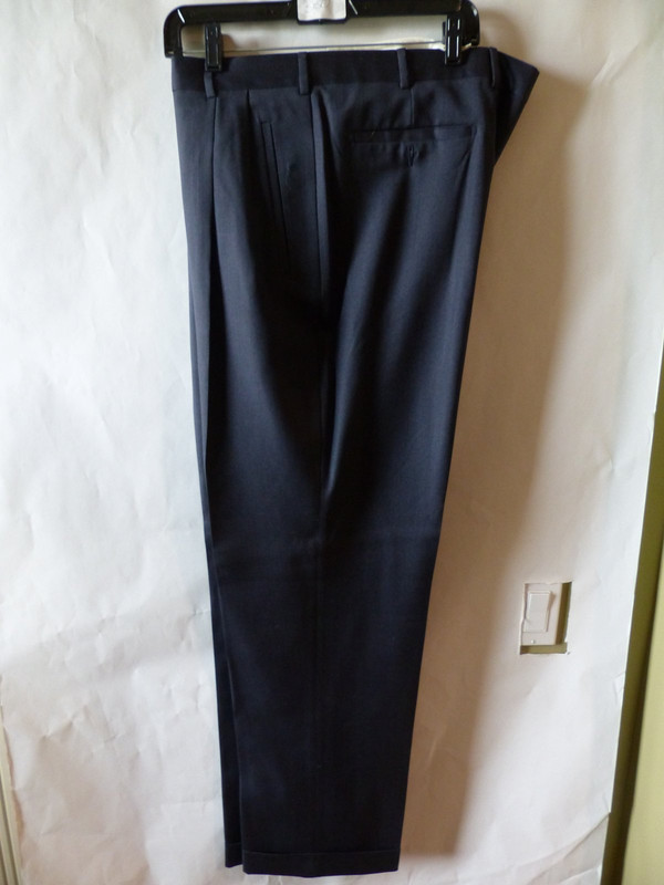 ZANELLA MENS DRESS PANTS IN DARK NAVY BLUE US MENS SIZE 38 111163