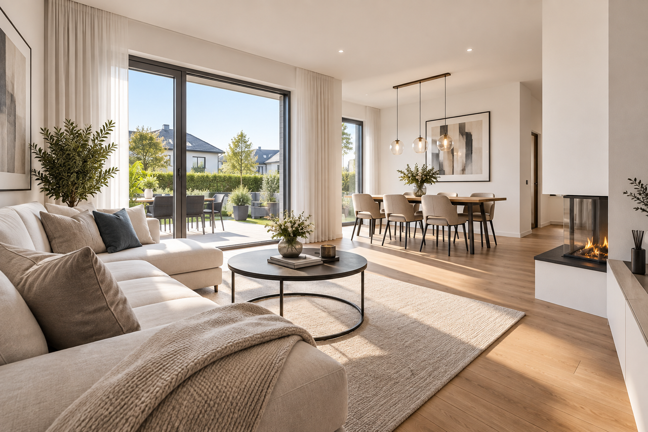 Professionelle Immobilienfotografie von Eisen & Partner Immobilien in Bruchsal