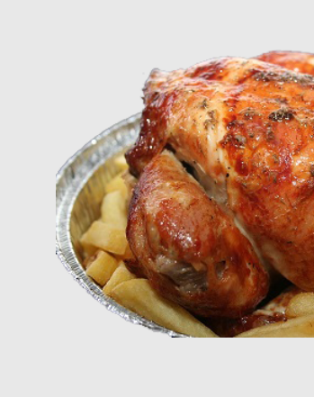 Medio Pollo Con Patatas