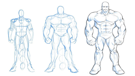 How to Draw (Simplified) Superhero Anatomy For Comic Book Artists and more!